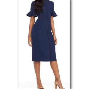 Maggy London Dream Crepe Sheath Dress